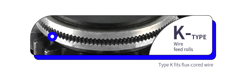 V Knurled Drive Rolls